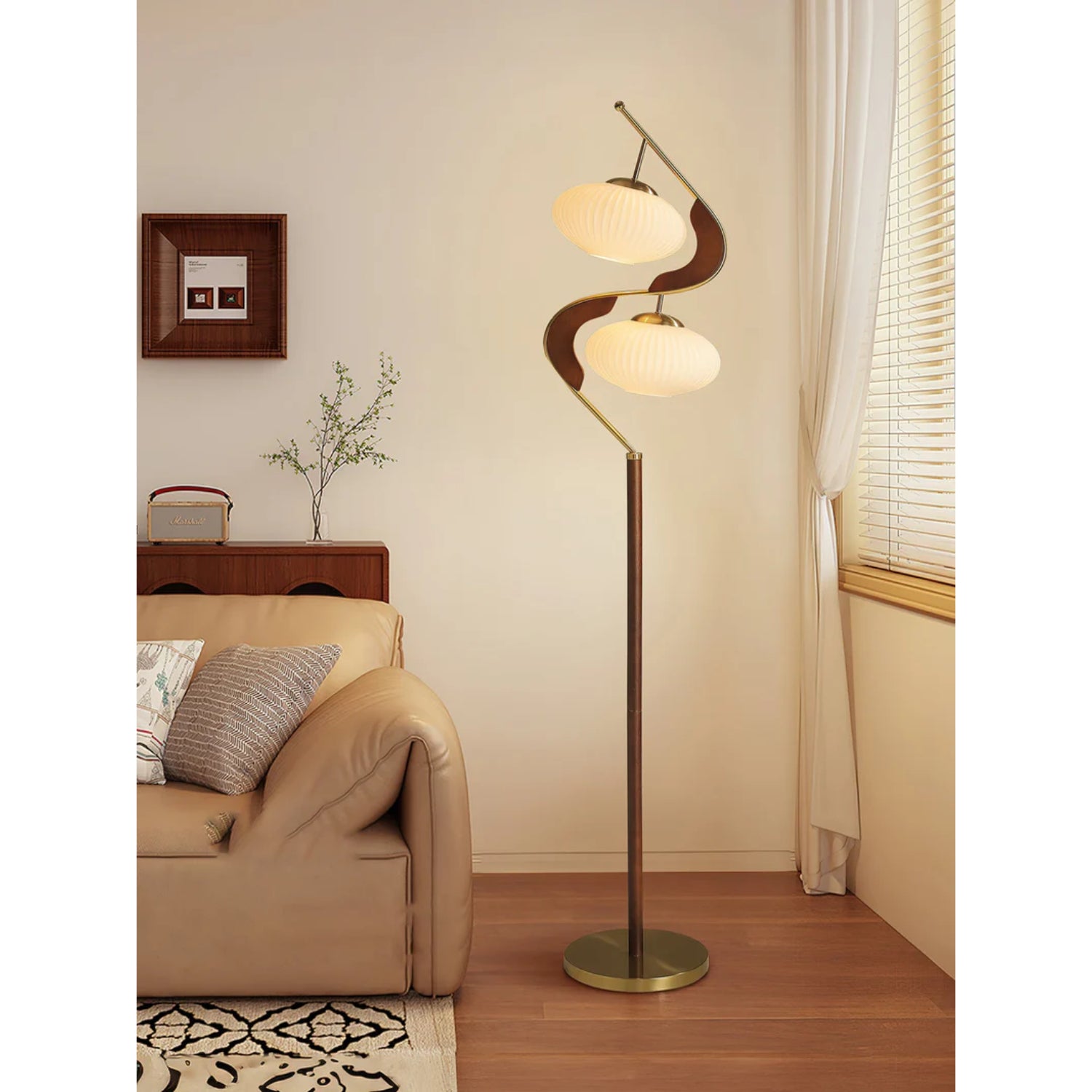 Double Seneva Floor Lamp