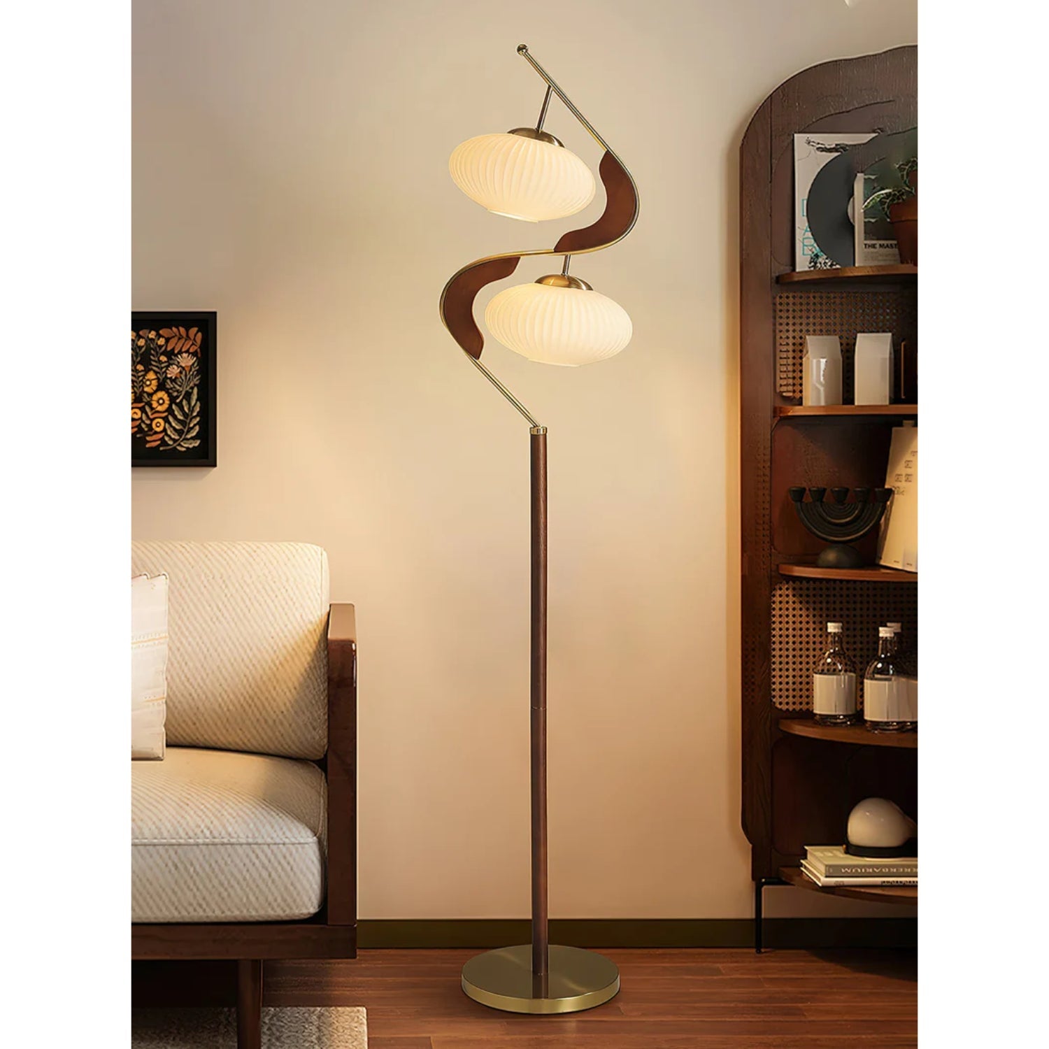 Double Seneva Floor Lamp