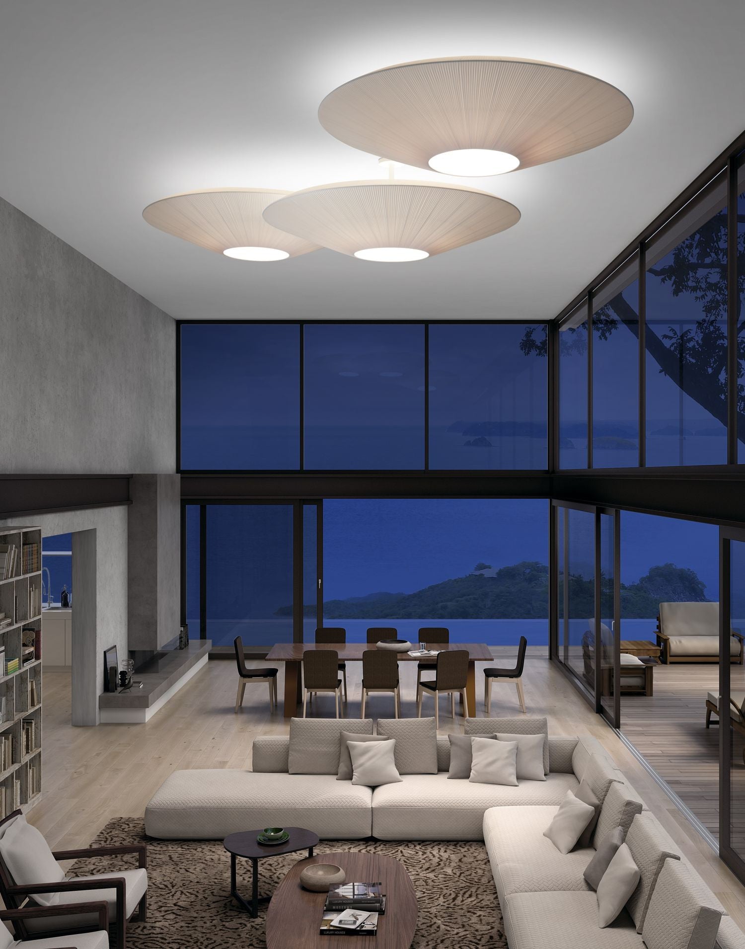 Quini Layered Ceiling Light