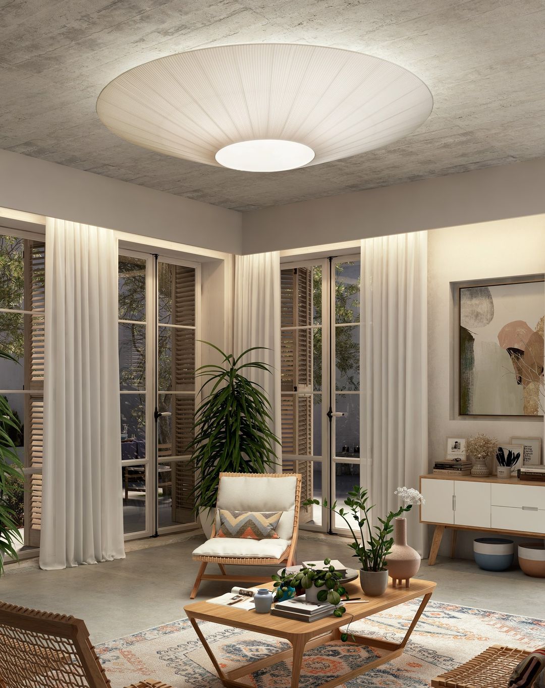 Quini Layered Ceiling Light