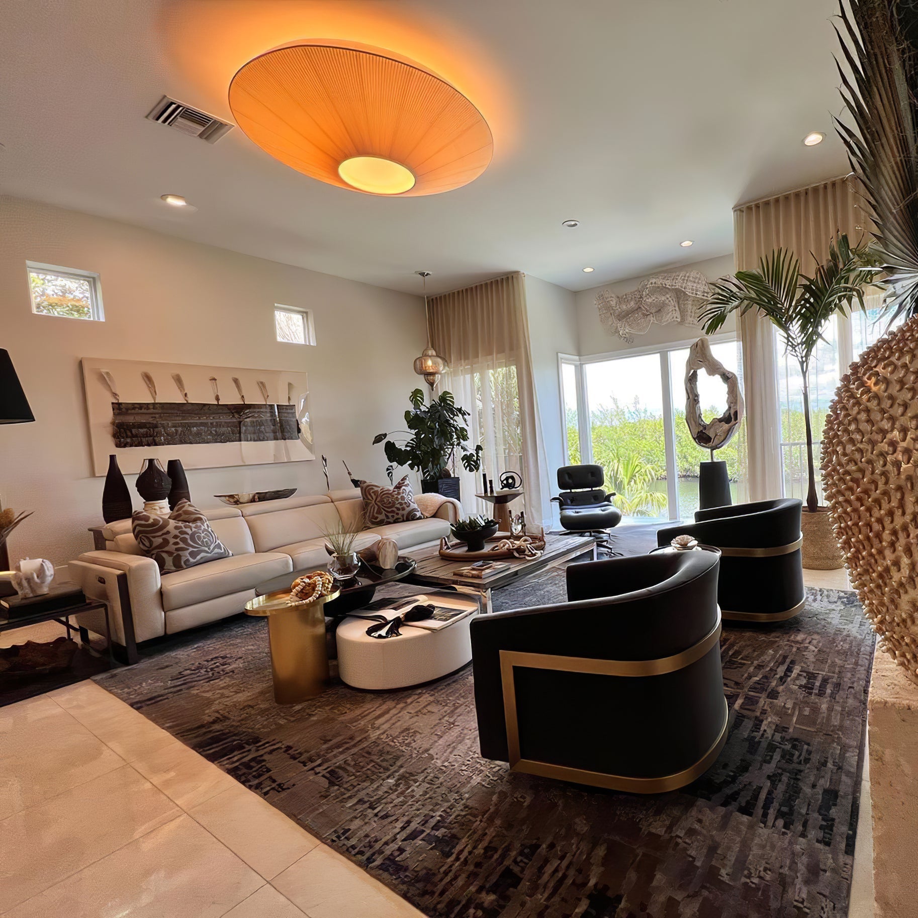 Quini Layered Ceiling Light