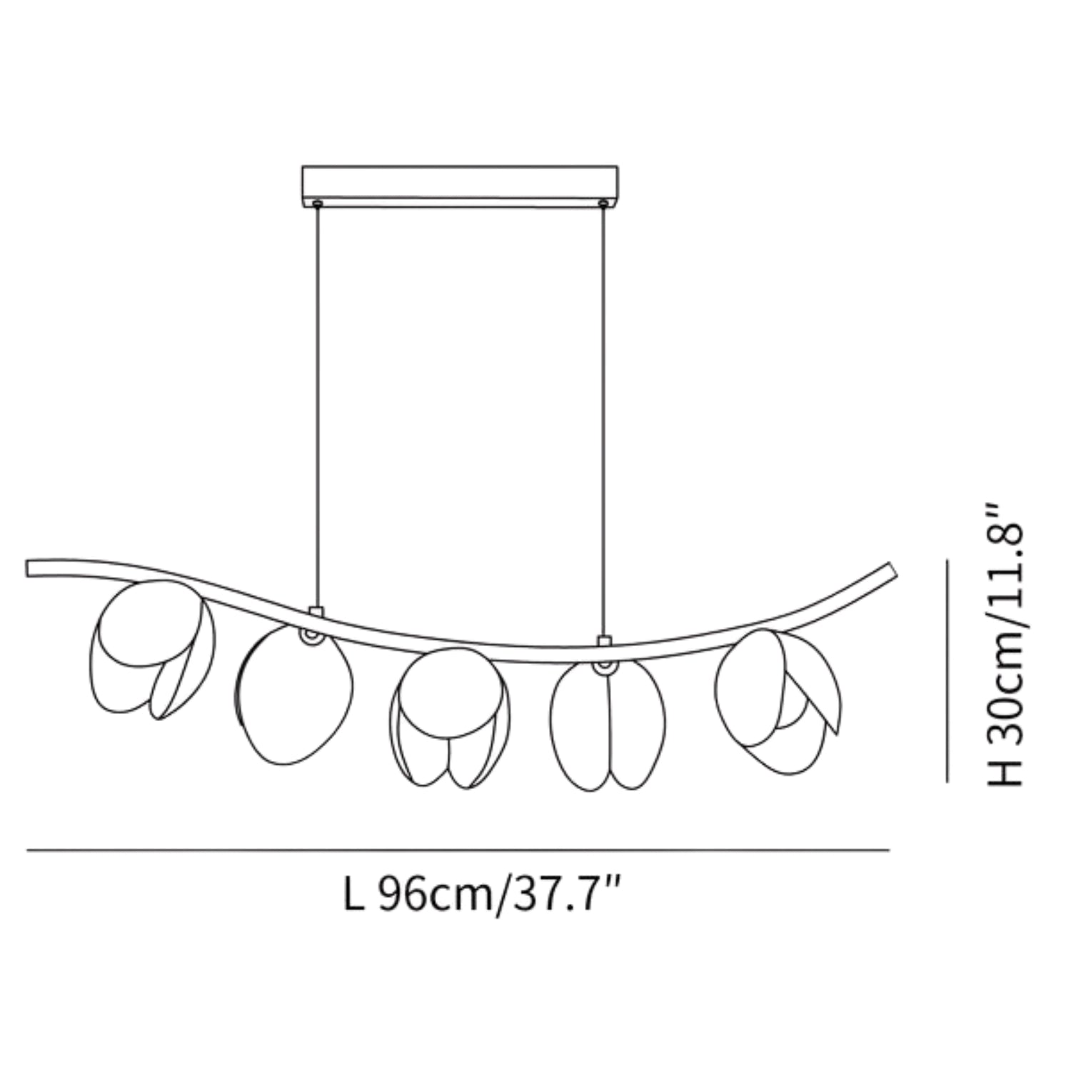 Misola Flowers Pendant Light