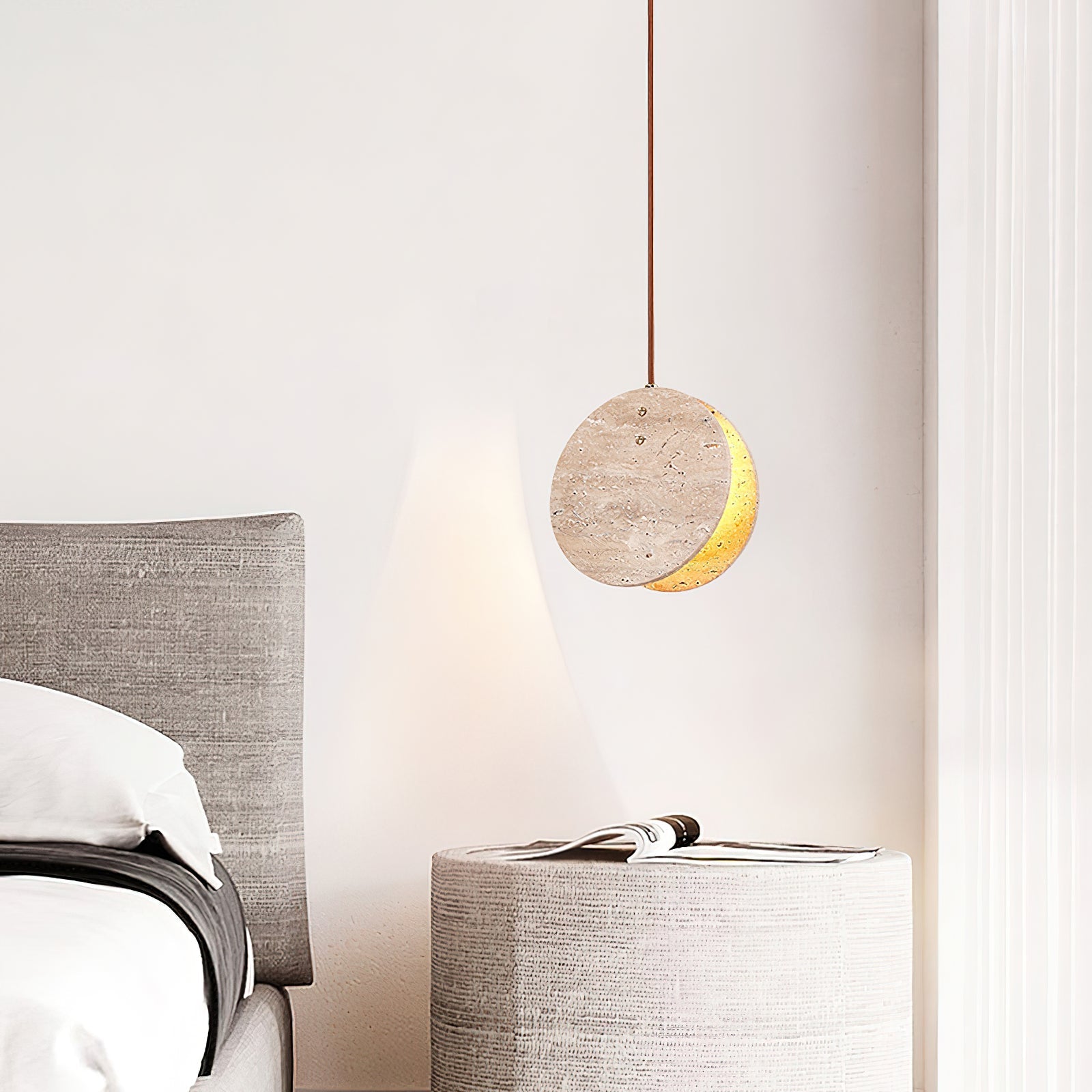 Melosi Natural Stone Pendant Light
