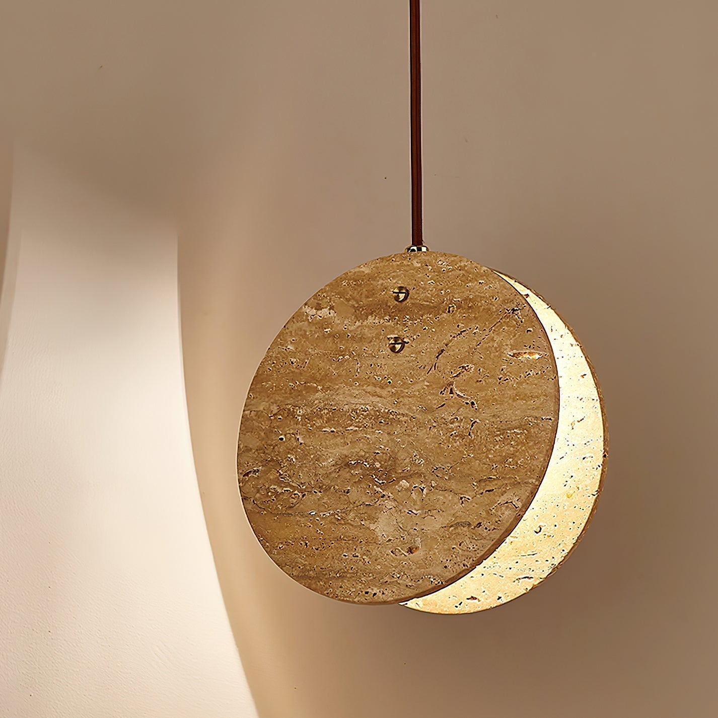 Melosi Natural Stone Pendant Light