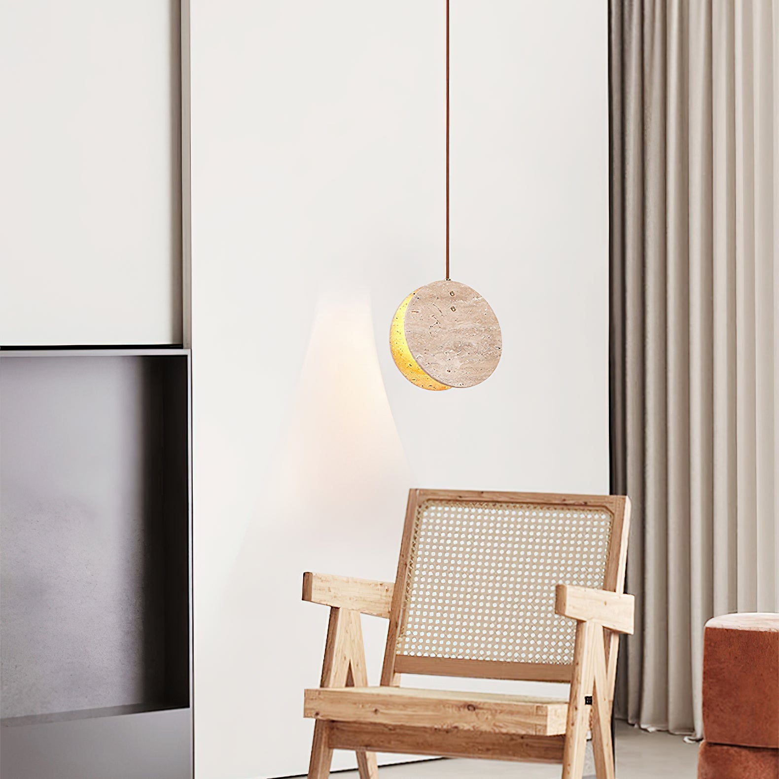 Melosi Natural Stone Pendant Light