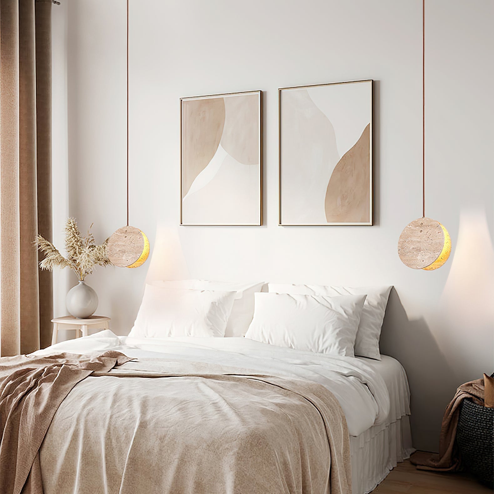 Melosi Natural Stone Pendant Light