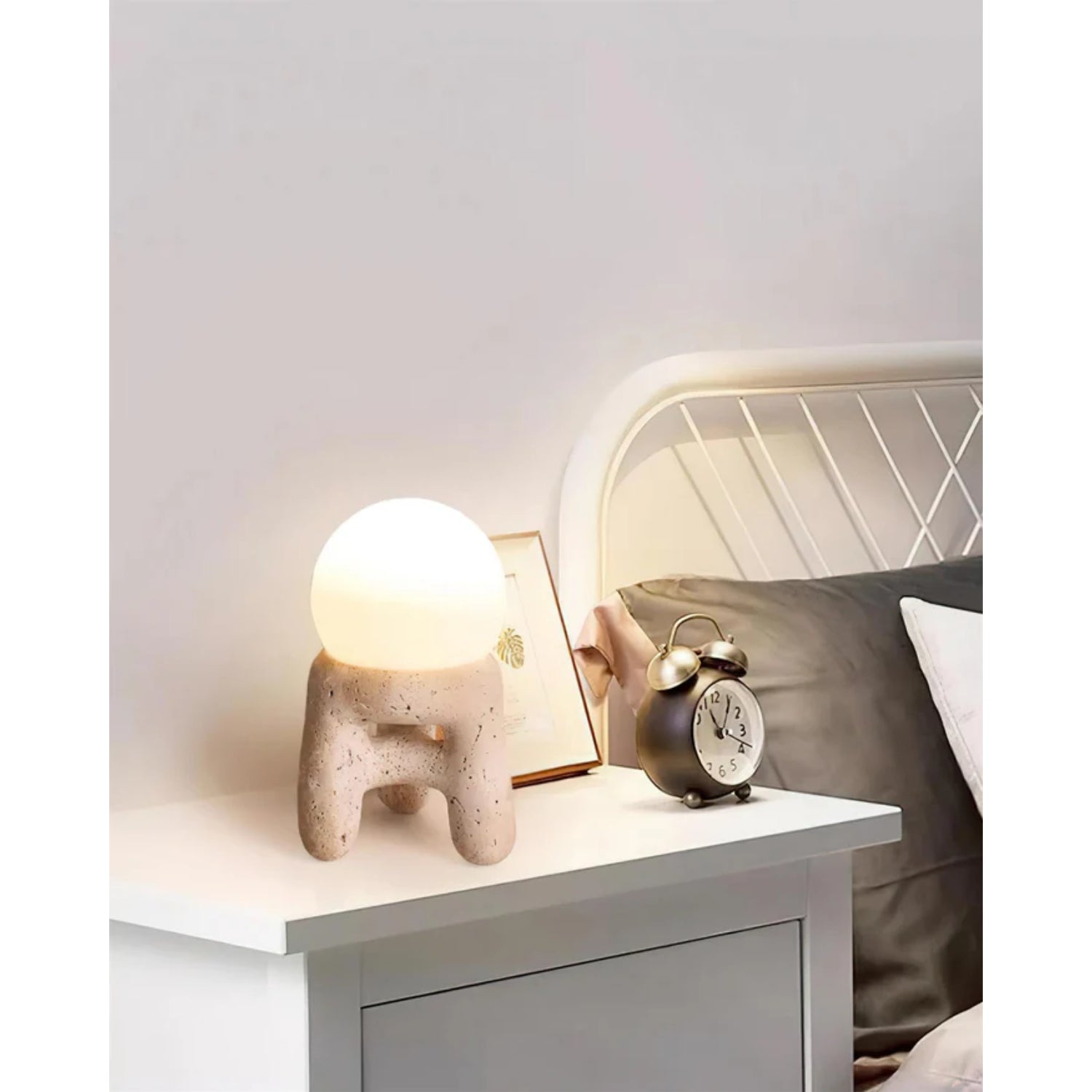 Jug-Shaped Natural Stone Table Lamp