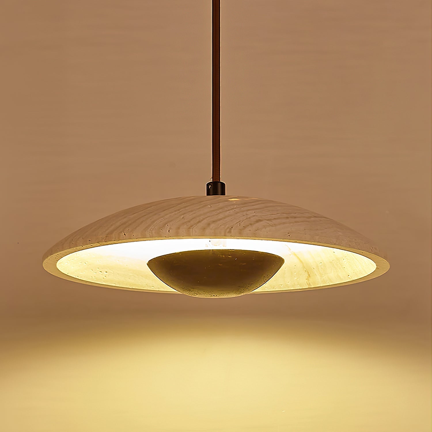 Poston Travertine Pendant Light