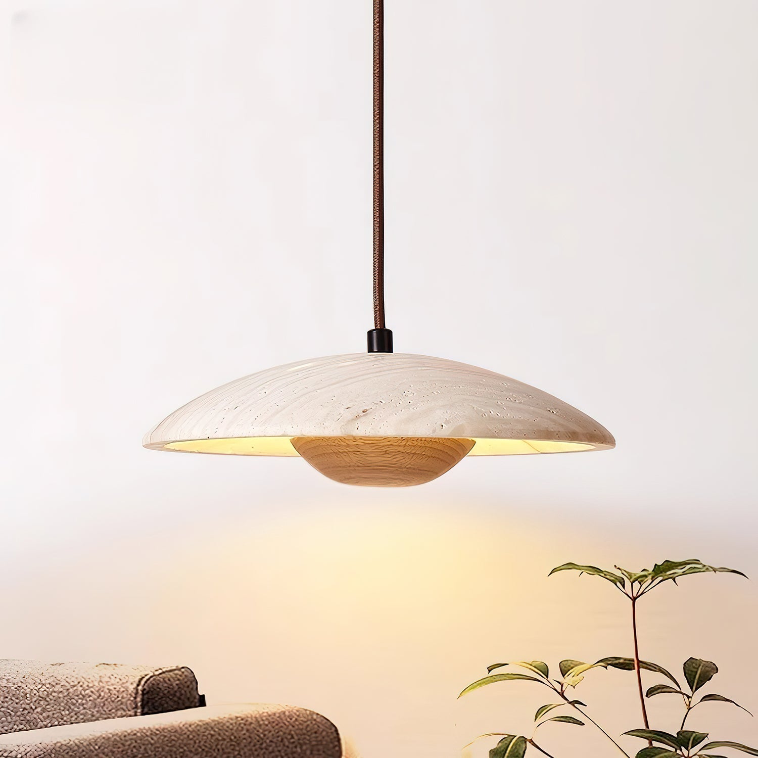 Poston Travertine Pendant Light