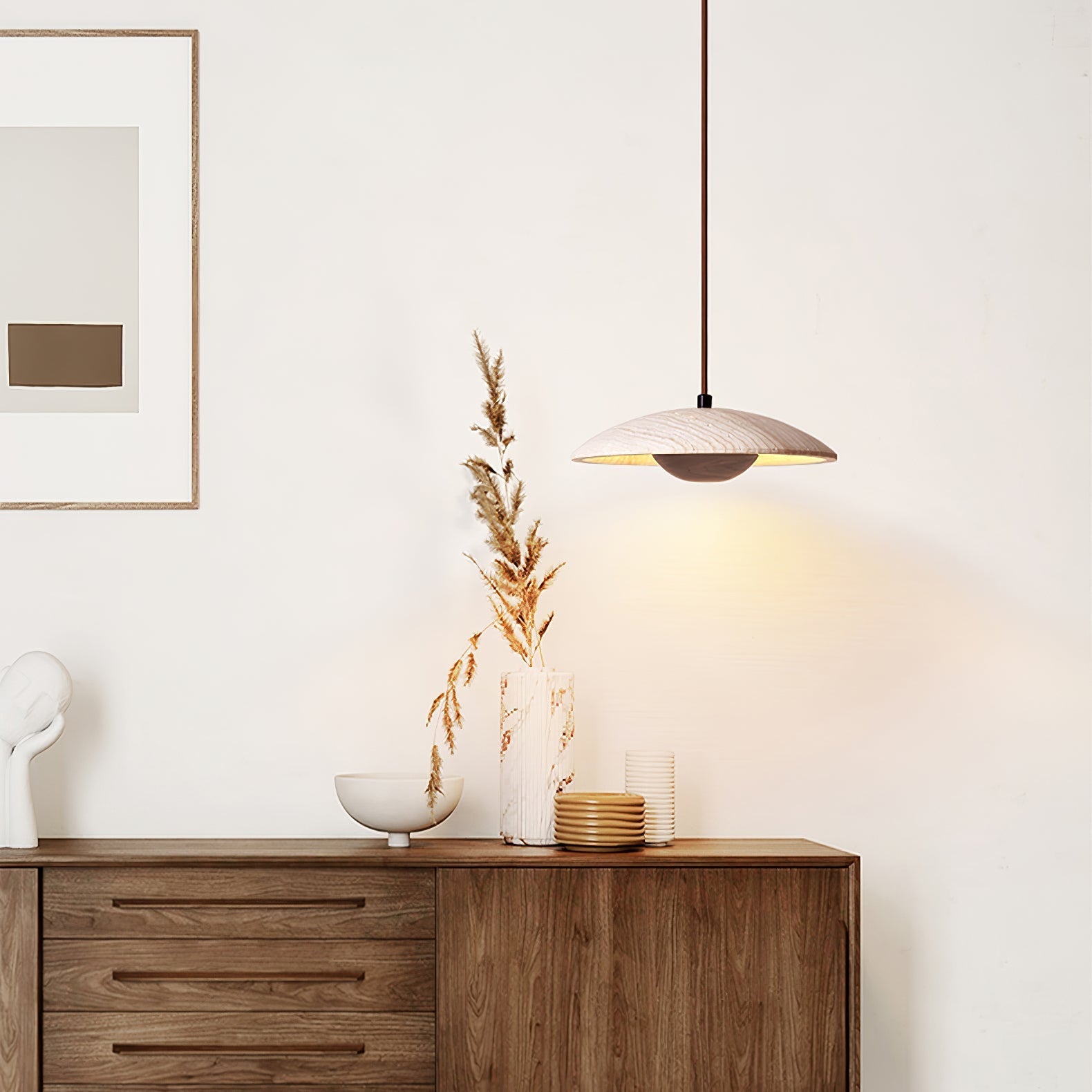 Poston Travertine Pendant Light