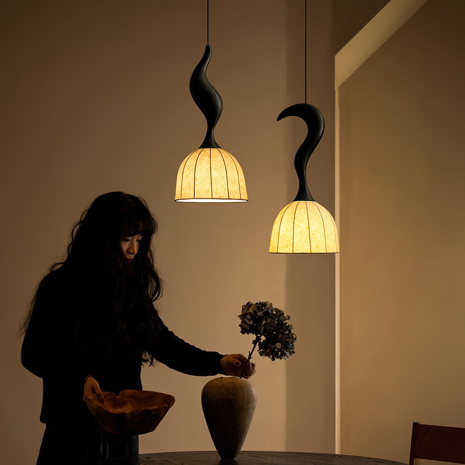Selinto Wooden Pendant Light