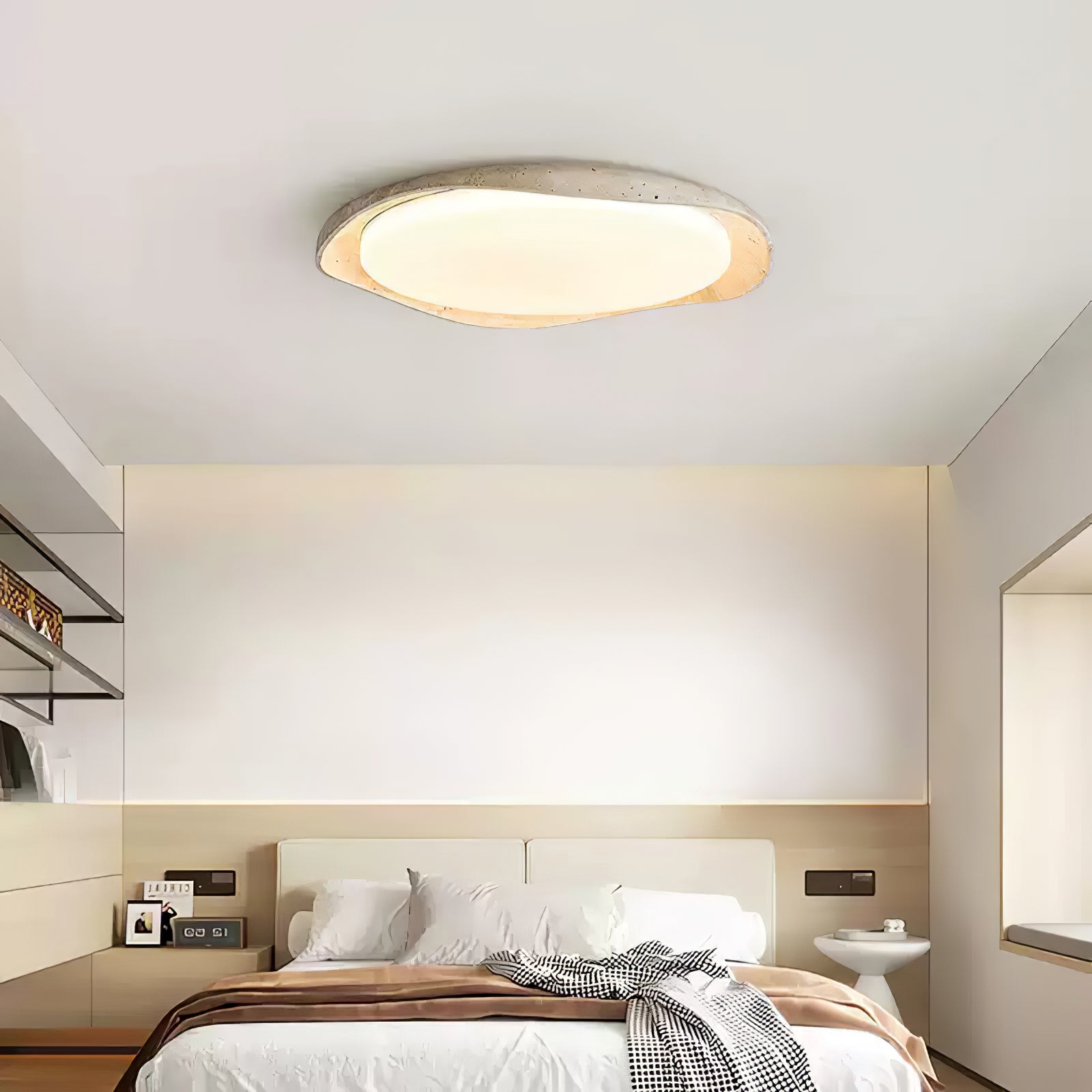 Seiyzan Natural Stone Ceiling Light