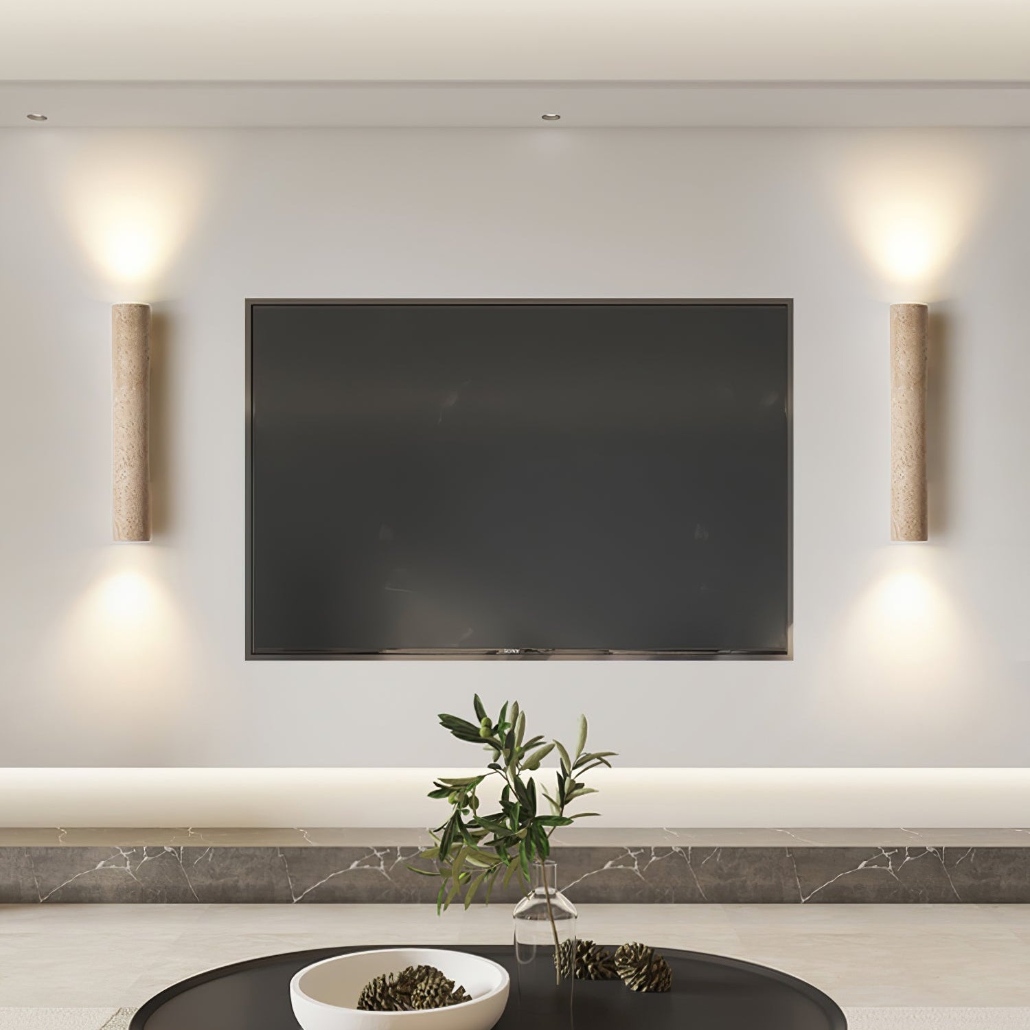 Someysa Travertine Wall Light