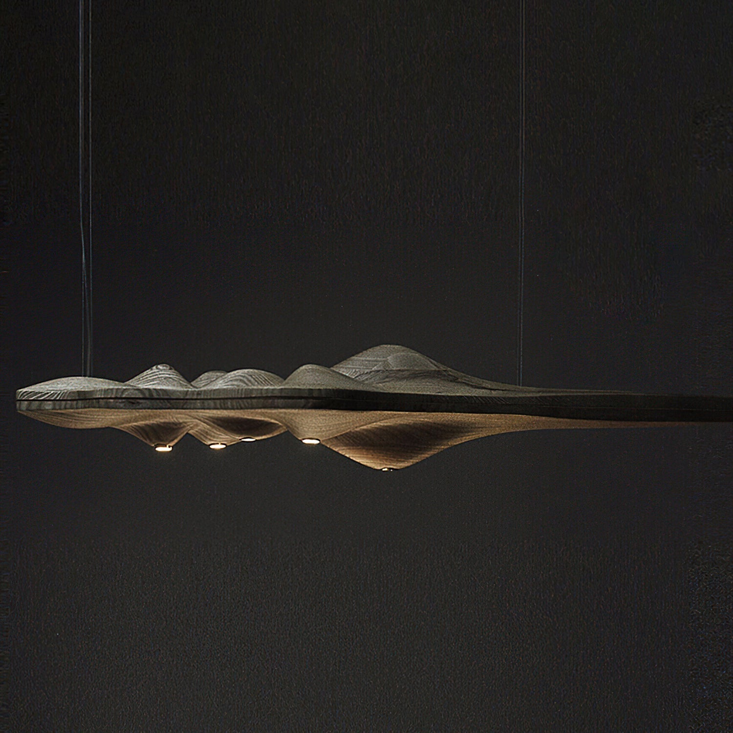 Merocone Wooden Pendant Light