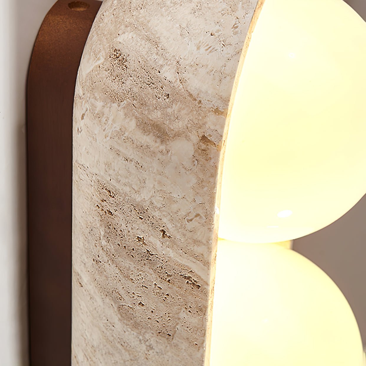 Boscon Triple Natural Stone Wall Light