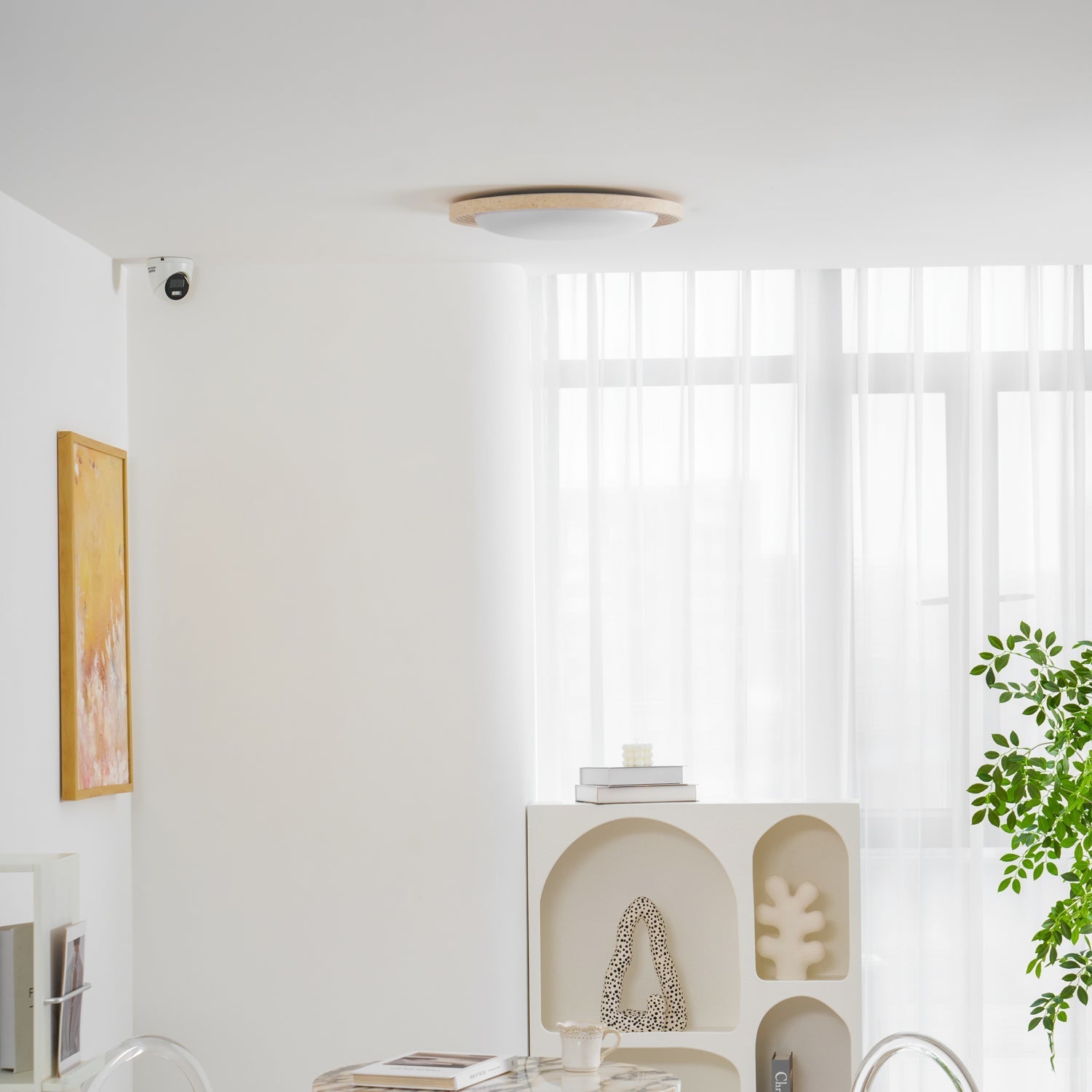 Senoluza Natural Stone Ceiling Light