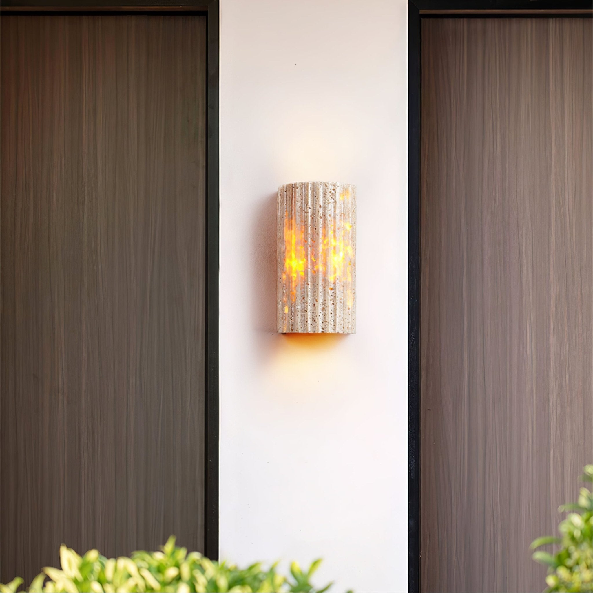 Veisona Natural Stone Wall Light