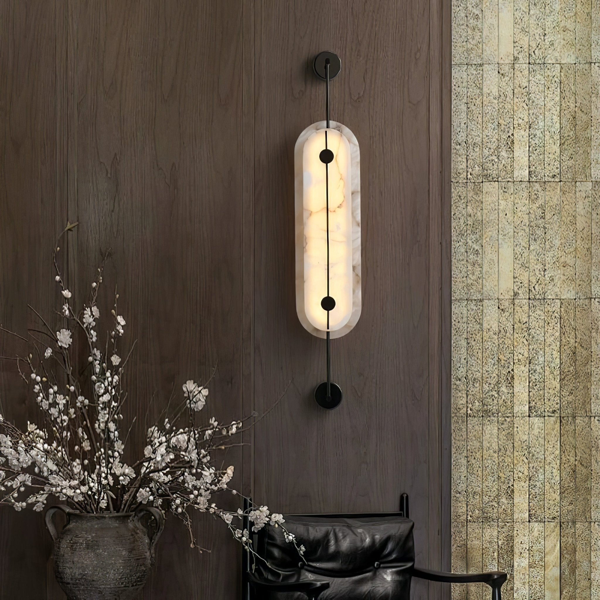 Soweva Alabaster Wall Light