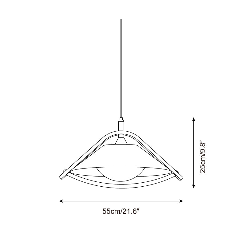 Seronoma Japanese-Inspired Pendant Light