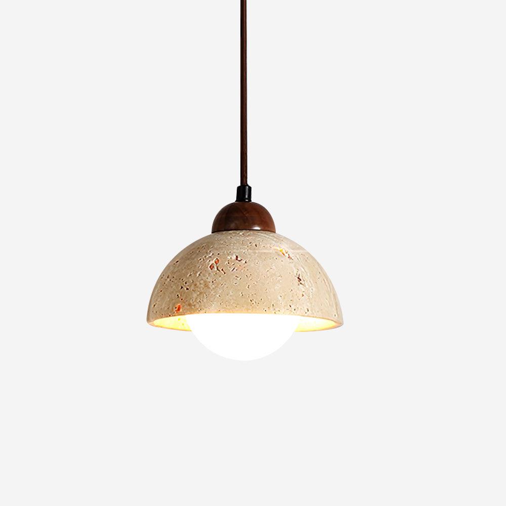 Delvoro Travertine Pendant Light