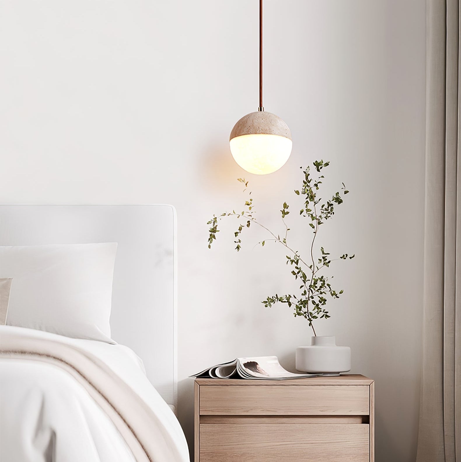 Soteno Natural Stone Pendant Light