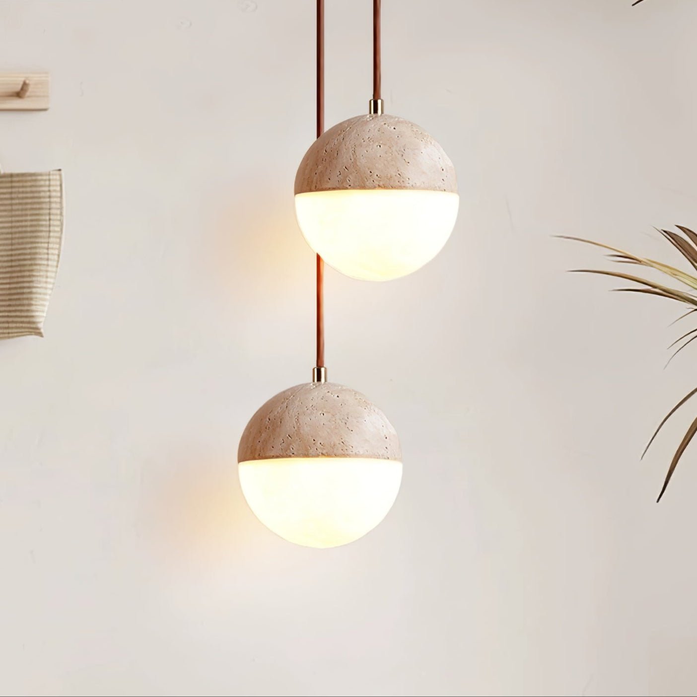 Soteno Natural Stone Pendant Light