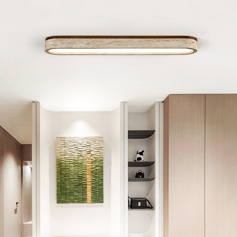 Sotale Travertine Ceiling Light
