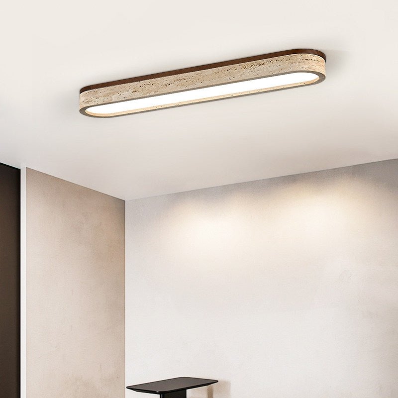 Sotale Travertine Ceiling Light