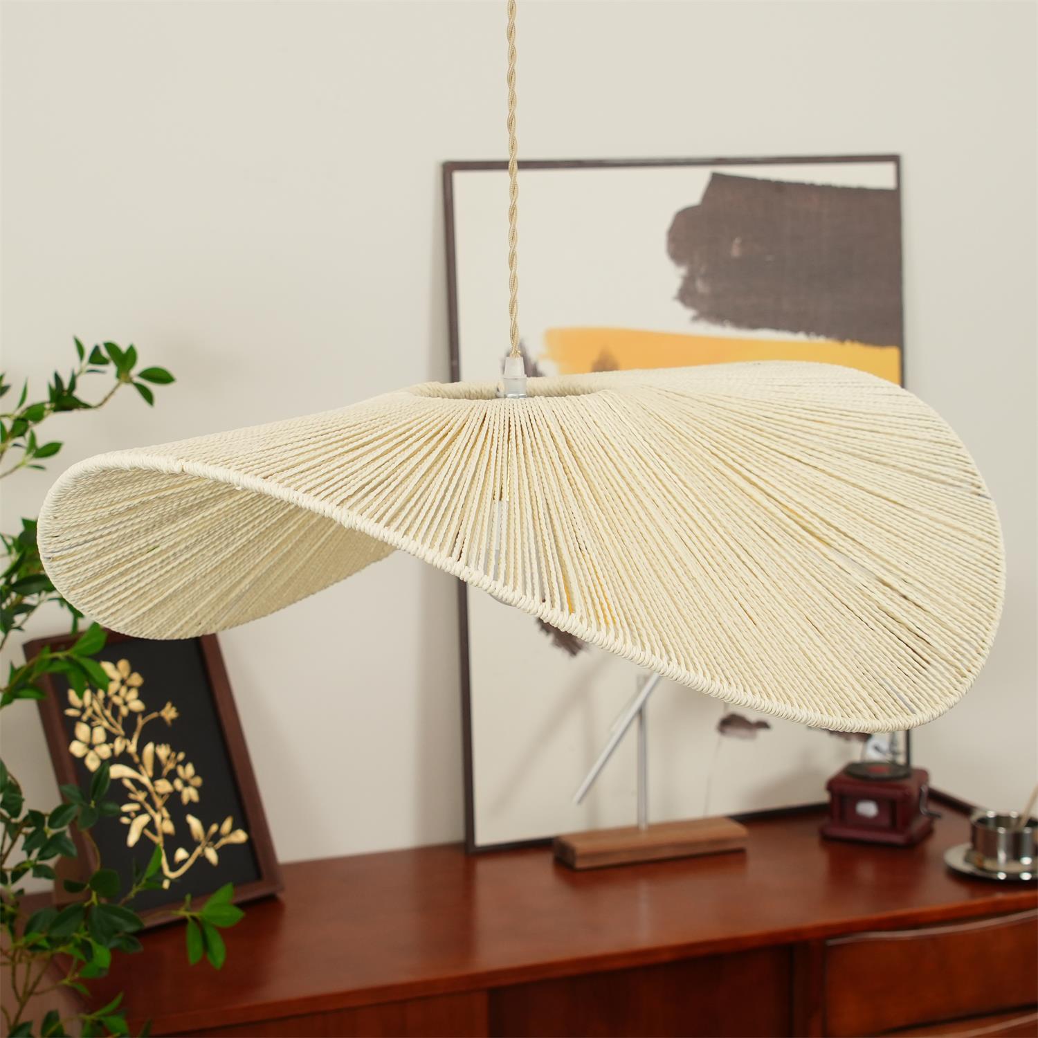 Woovo Hemp Rope Pendant Light