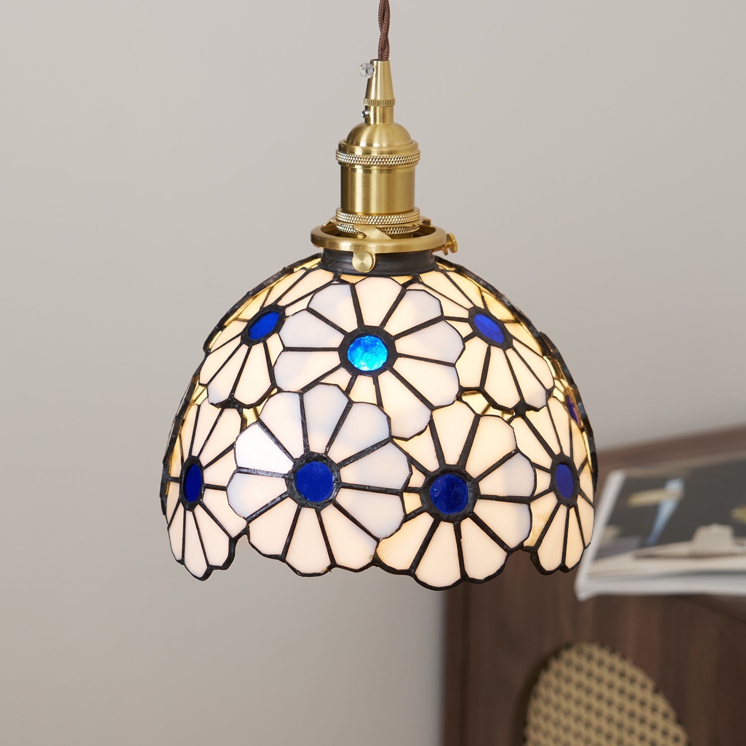 Clyzoner Tiffany Pendant Light