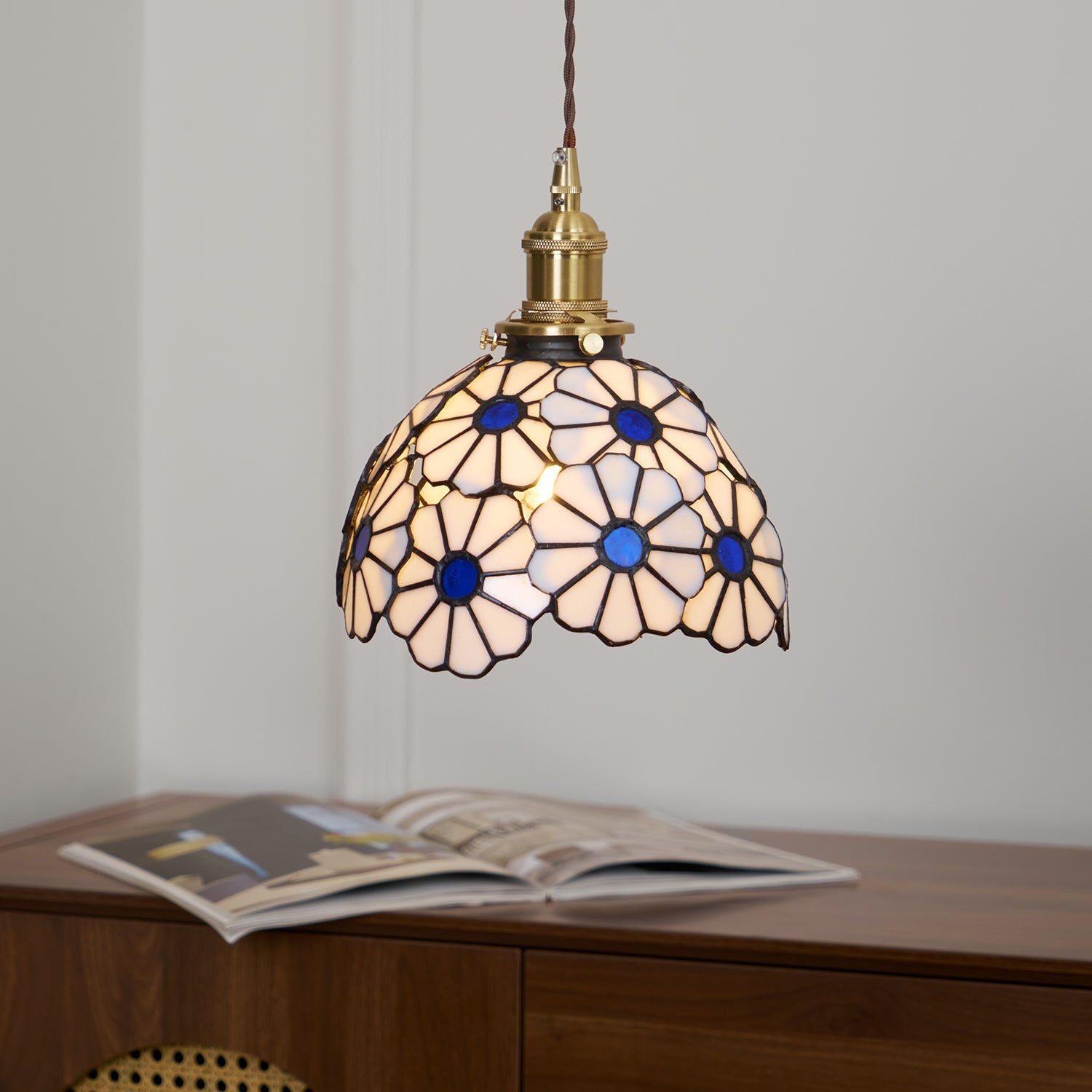 Clyzoner Tiffany Pendant Light