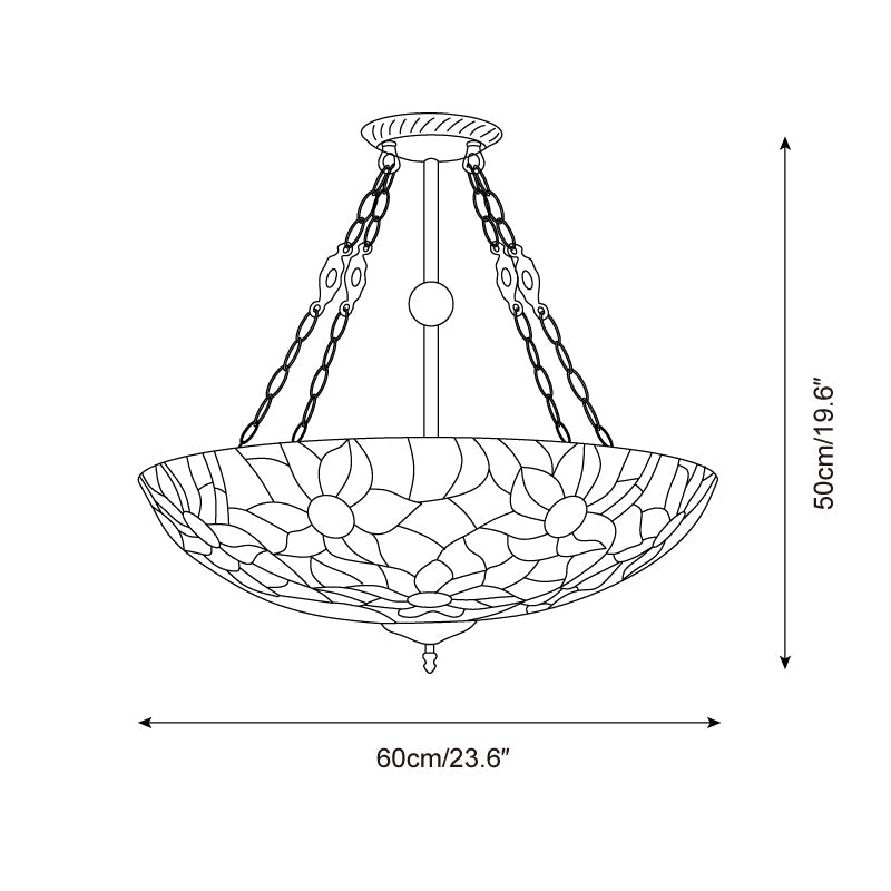 Lenna Tiffany Ceiling Light