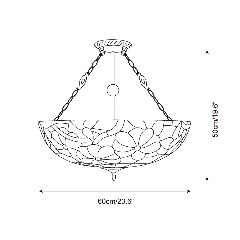 Lenna Tiffany Ceiling Light