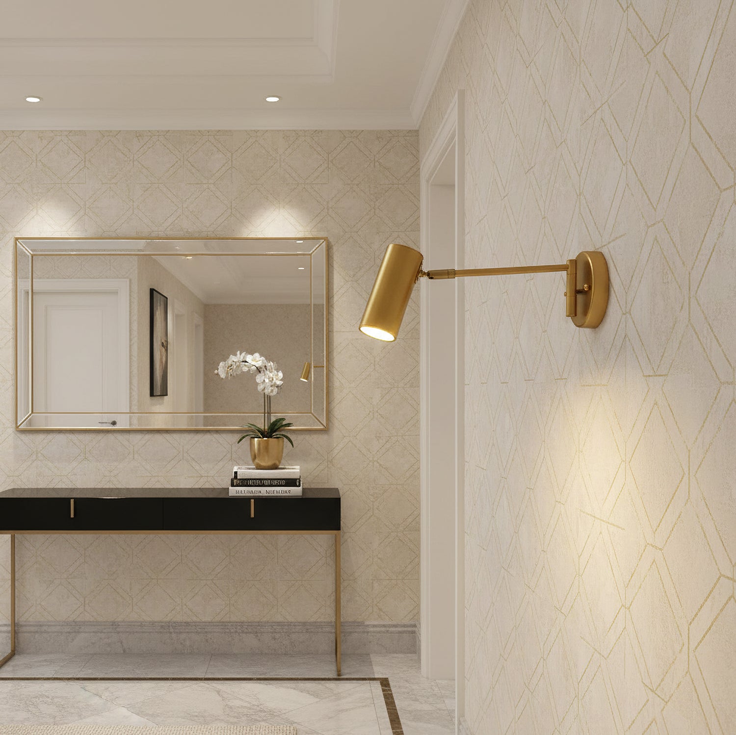 Bexne Swing Arm Wall Light