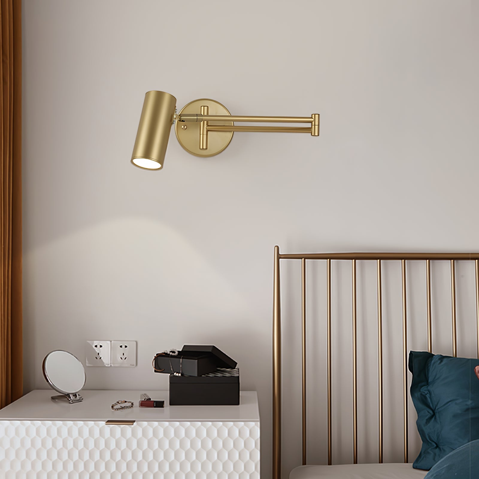 Bexne Swing Arm Wall Light