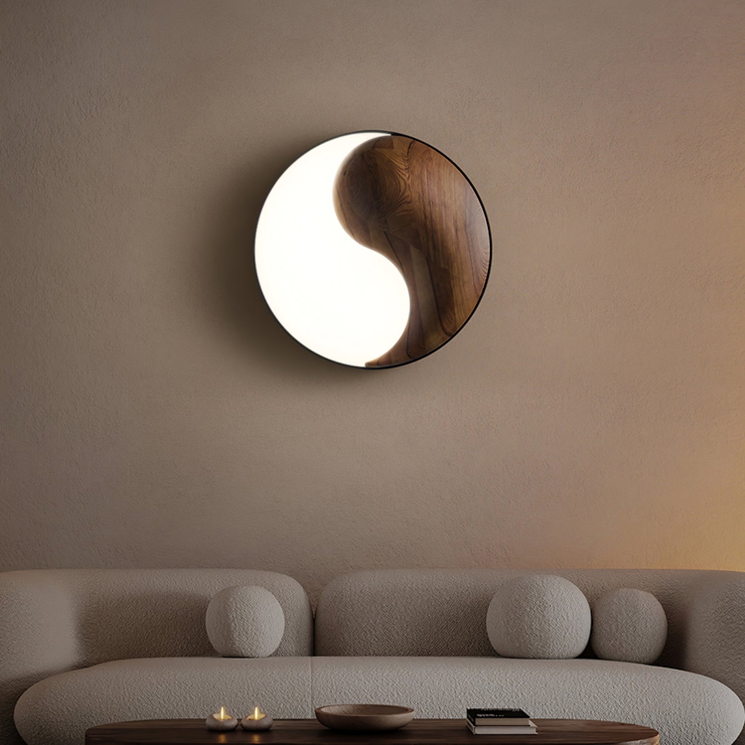 YinYang Design Ceiling Light