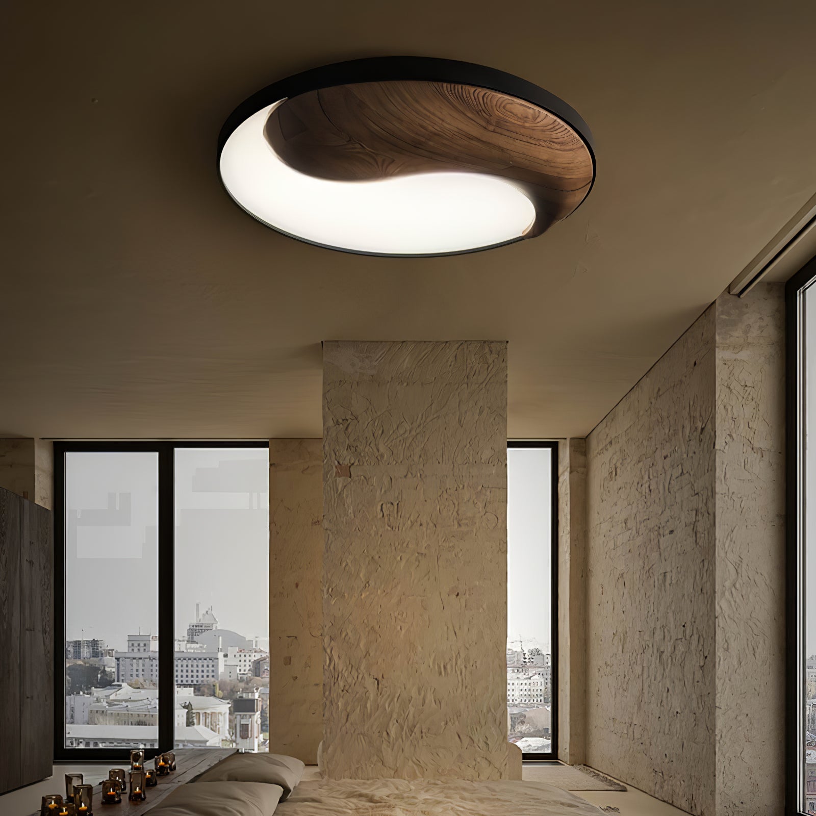 YinYang Design Ceiling Light