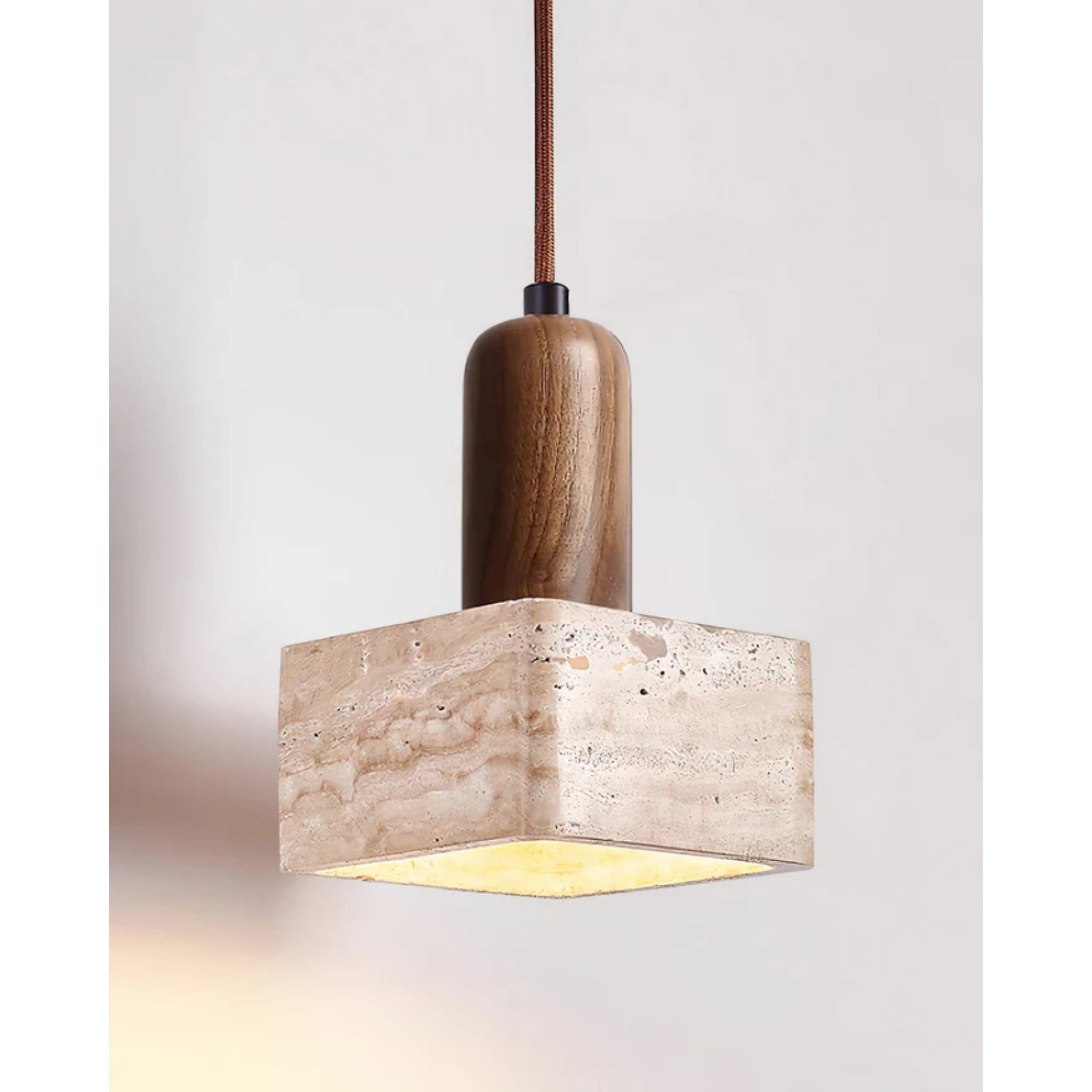 Osethra Travertine Pendant Light