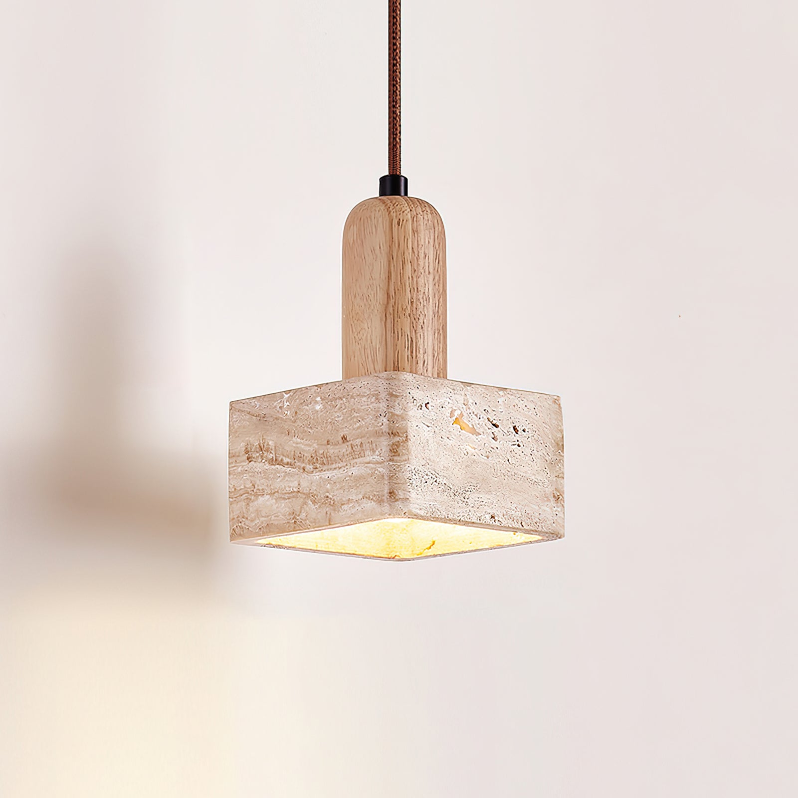 Osethra Travertine Pendant Light