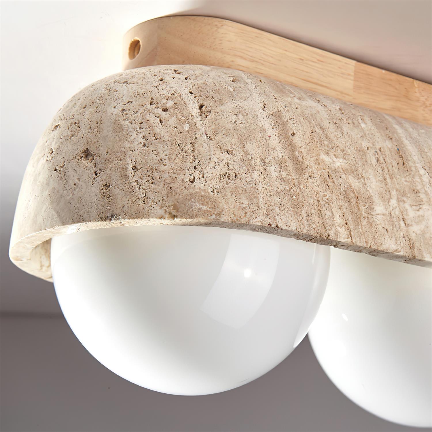 Muvo Natural Stone Ceiling Light