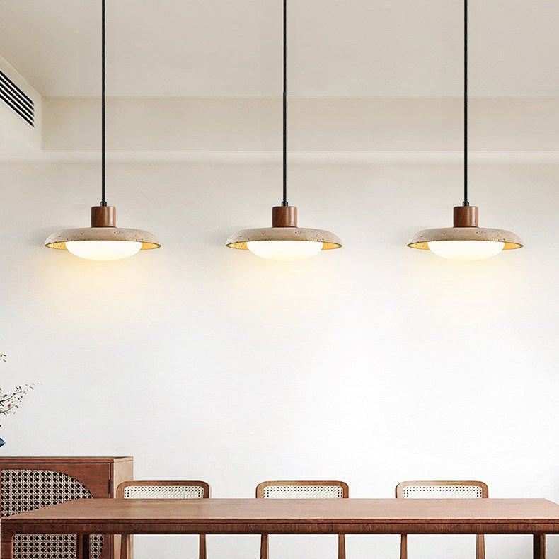 Latova Travertine Pendant Light