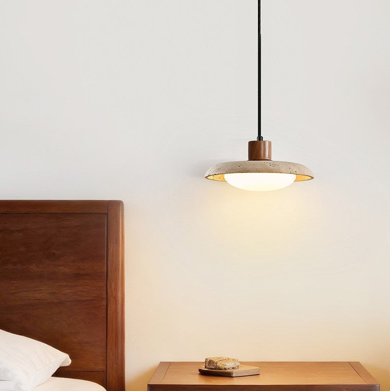 Latova Travertine Pendant Light