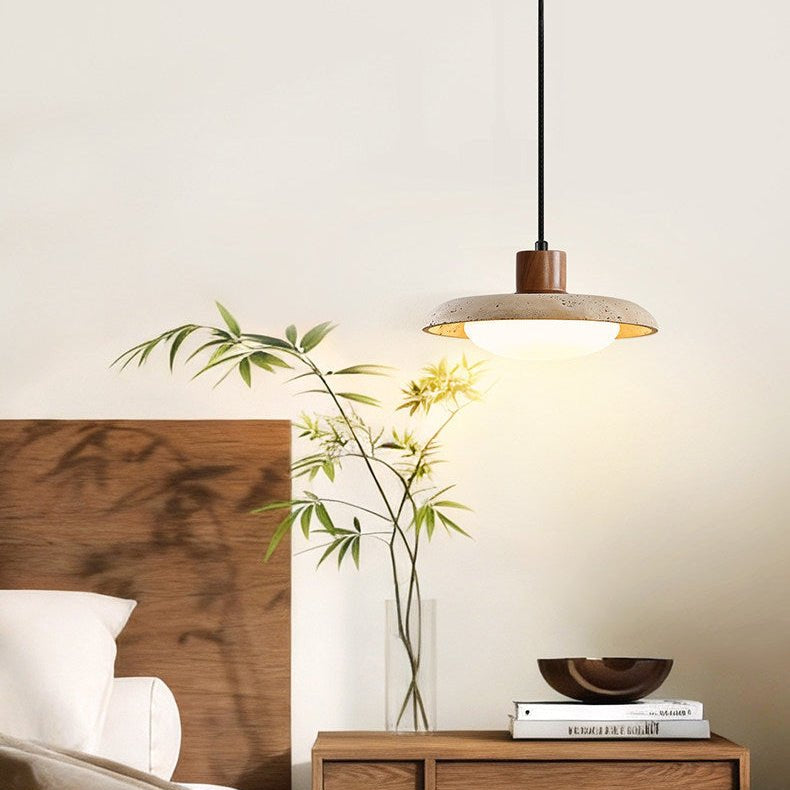 Latova Travertine Pendant Light