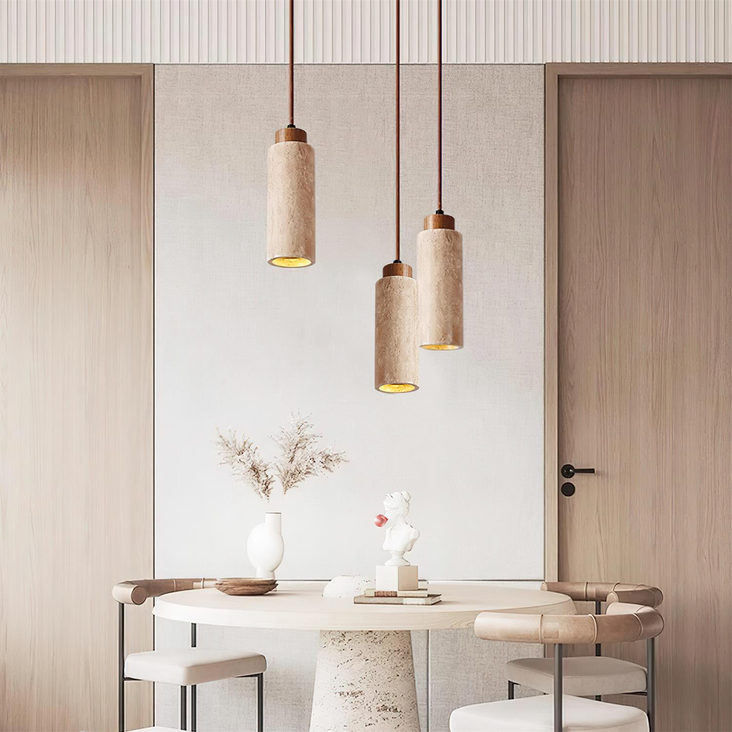Teviolo Travertine Pendant Light