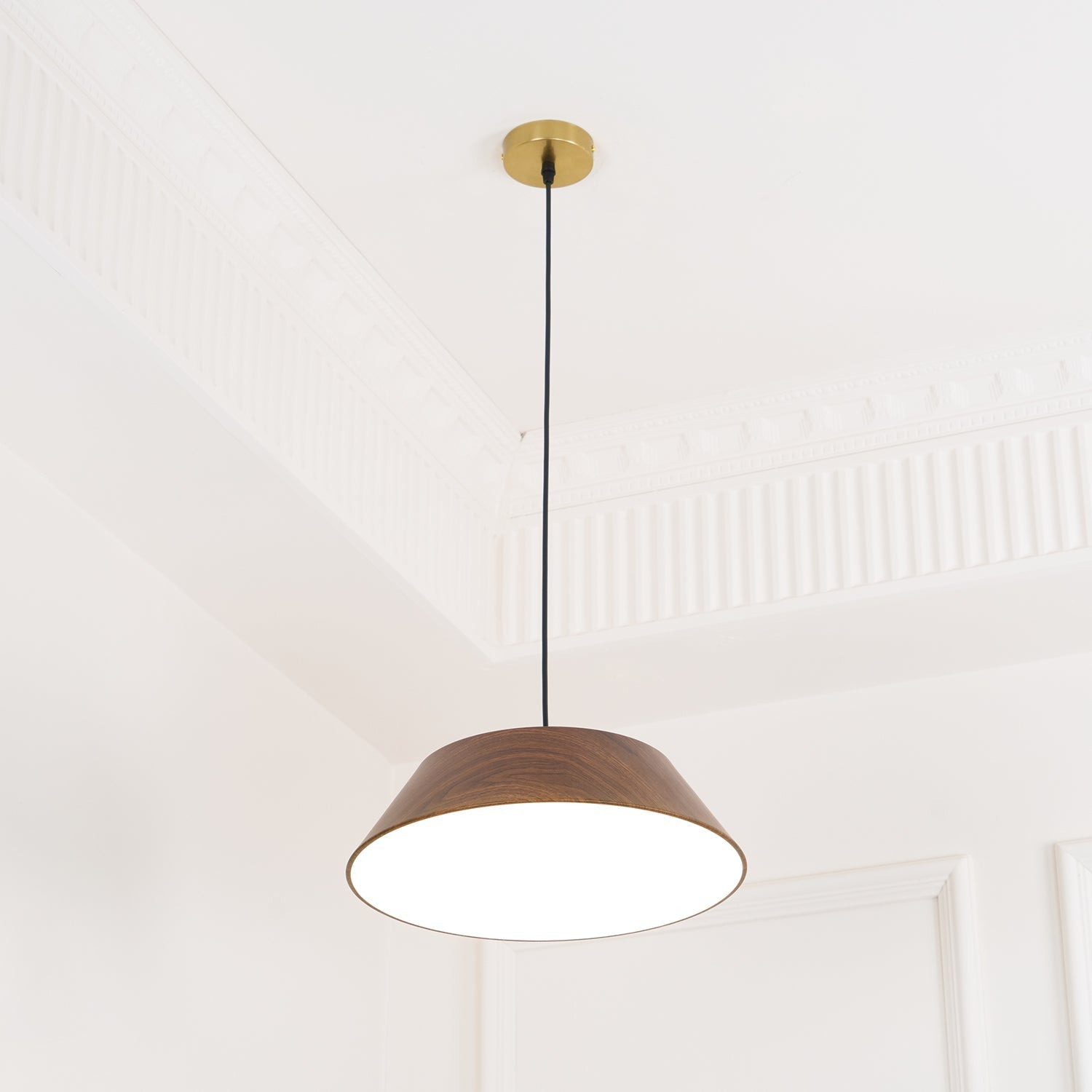 Trallon Wooden Japandi Pendant Light