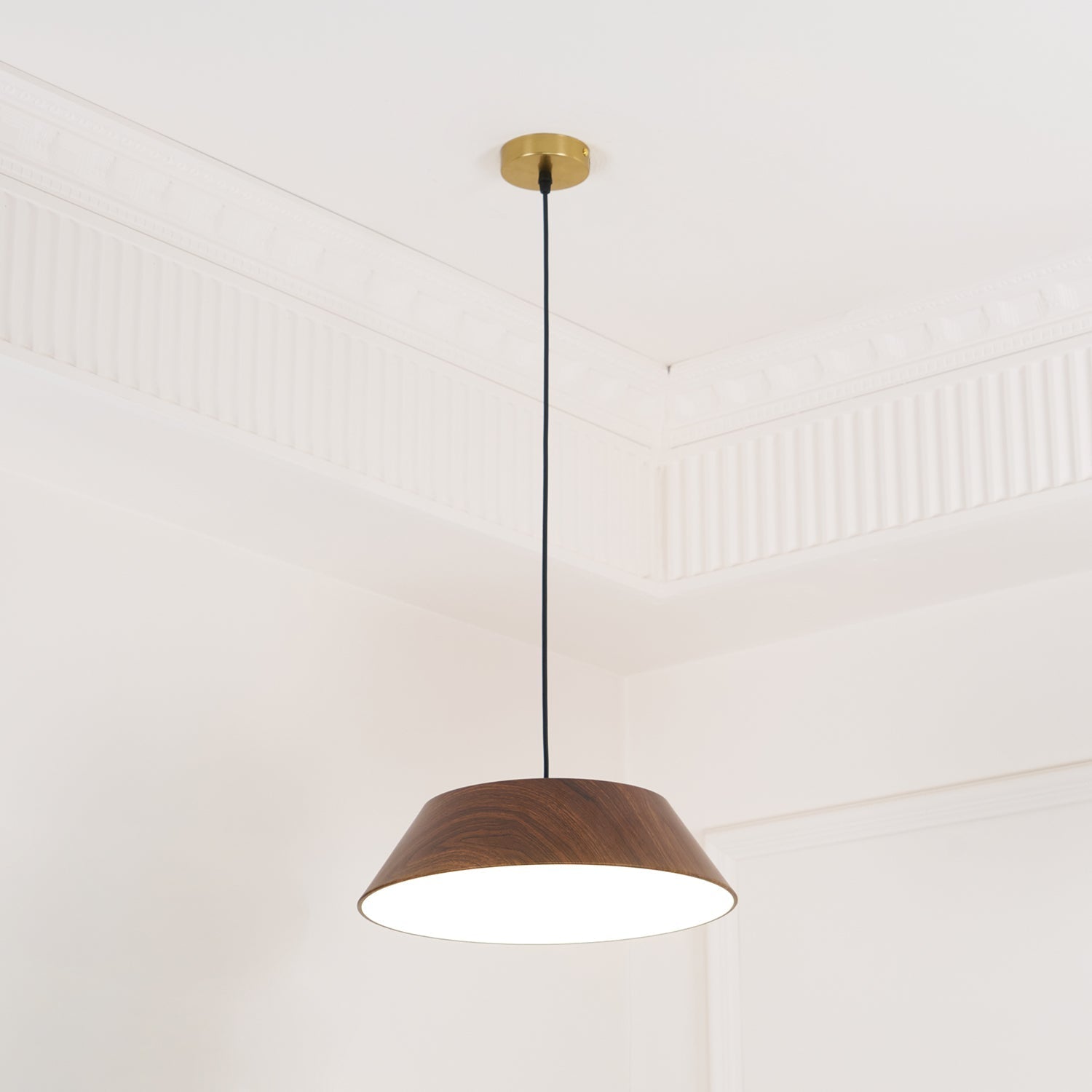 Trallon Wooden Japandi Pendant Light