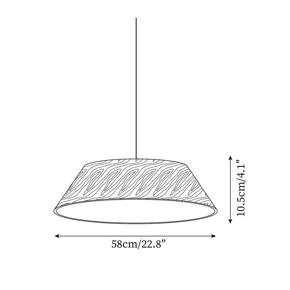 Trallon Wooden Japandi Pendant Light