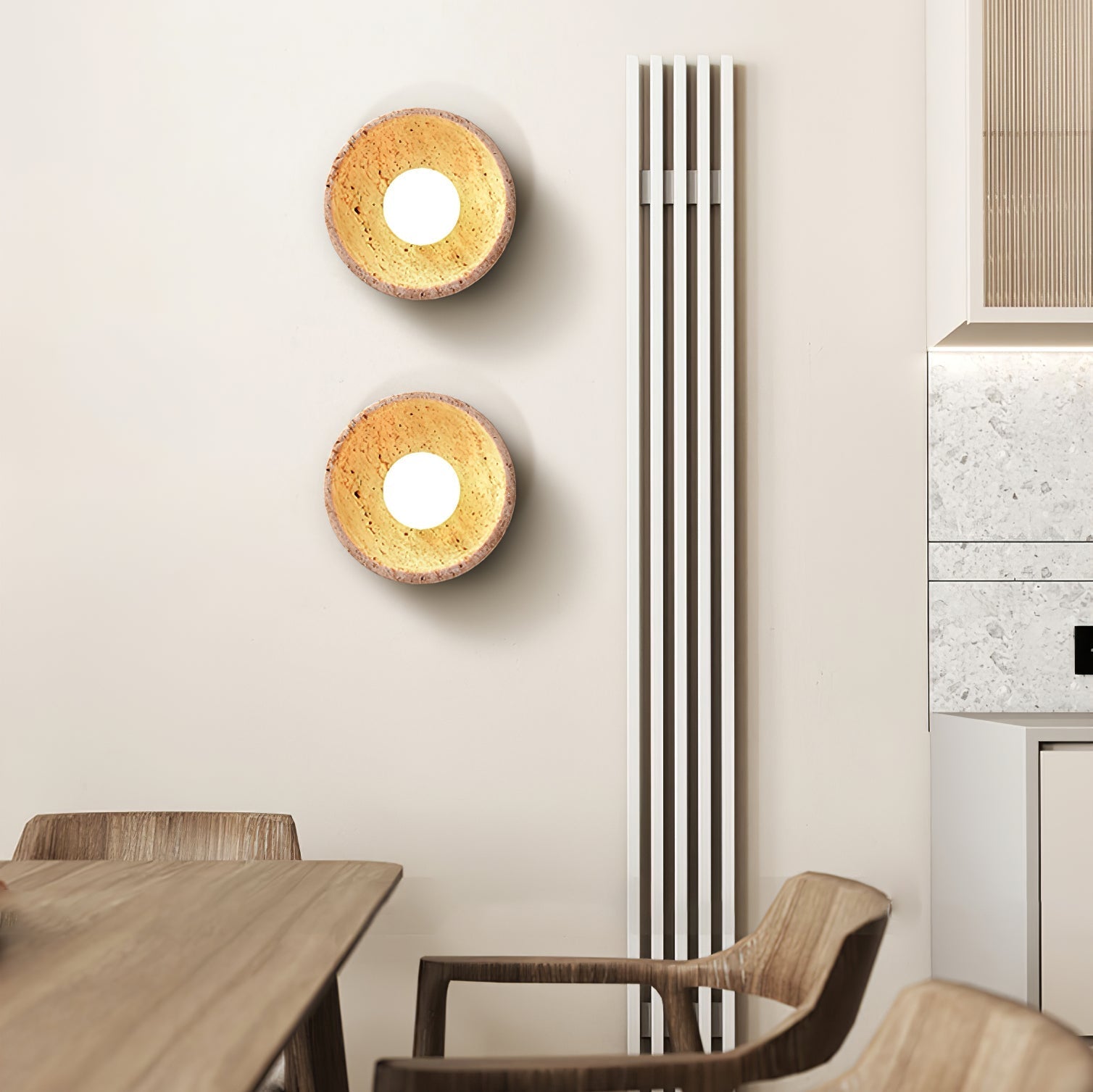 Bovvenz Travertine Wall Light