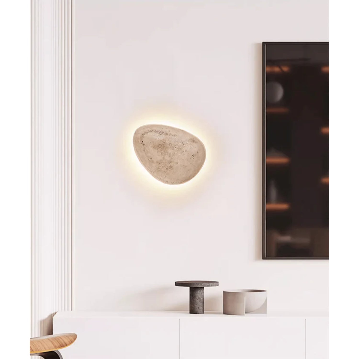 Tarovo Natural Stone Wall Light