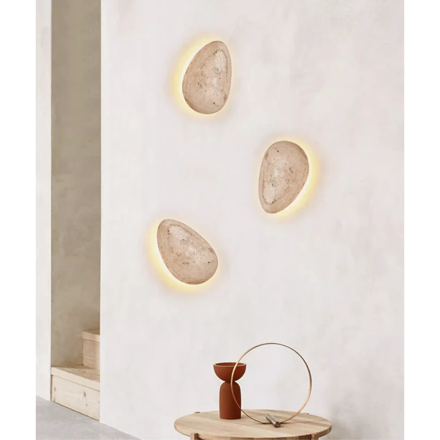 Tarovo Natural Stone Wall Light